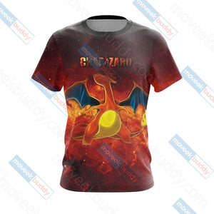 Pokemon - Charizard Unisex 3D T-shirt   