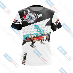 Burnout Paradise Unisex 3D T-shirt   