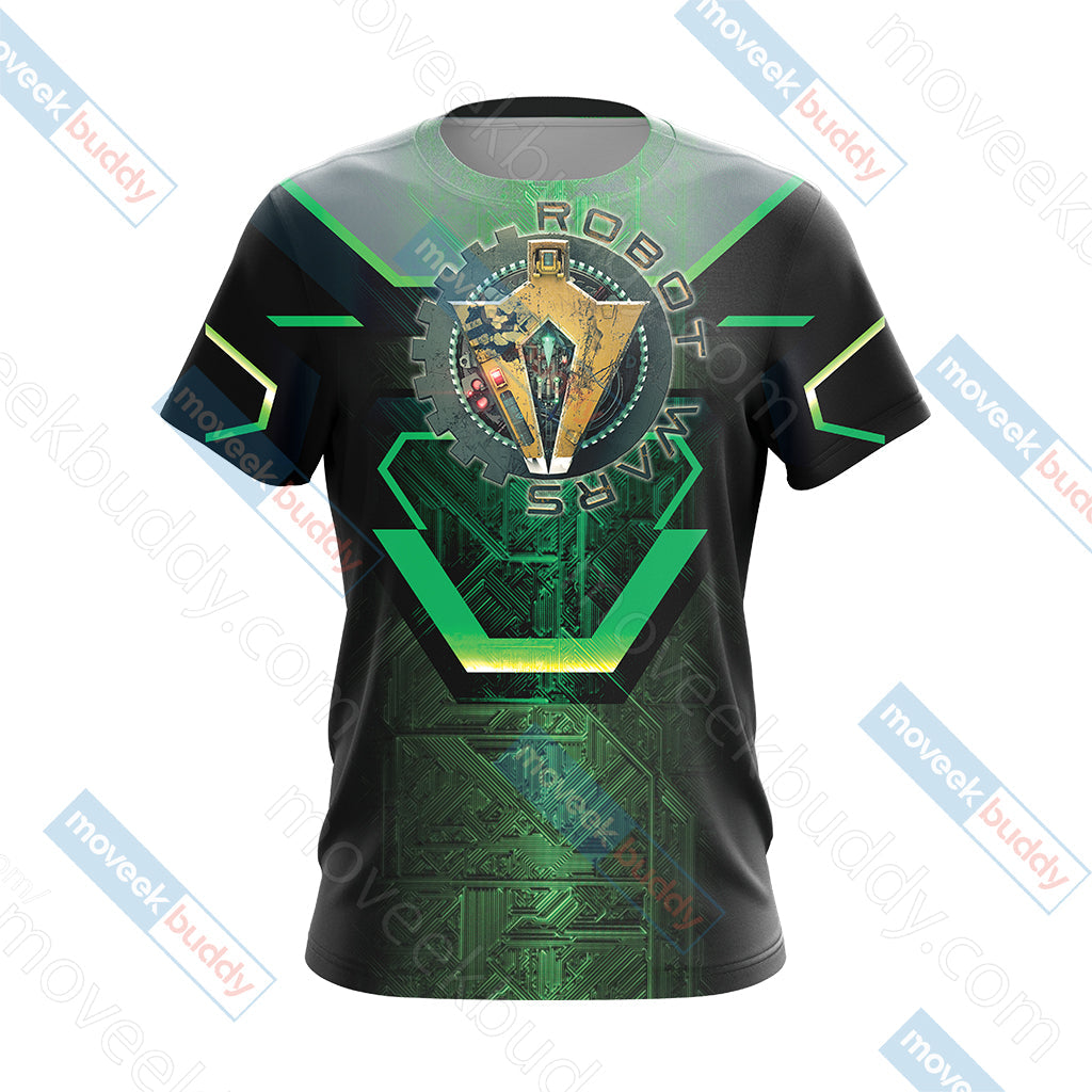 Robot Wars Unisex 3D T-shirt