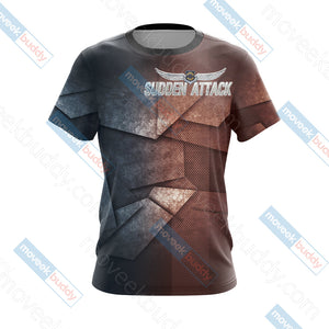 Sudden Attack Unisex 3D T-shirt   