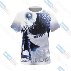 Final Fantasy VII - Sephiroth New Unisex 3D T-shirt   