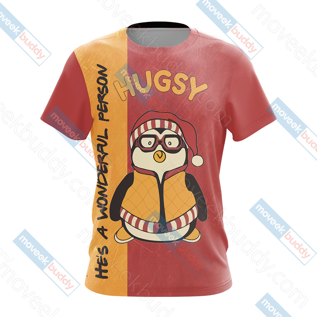 Friends He Is A Wonderful Person Hugsy Unisex 3D T-shirt   