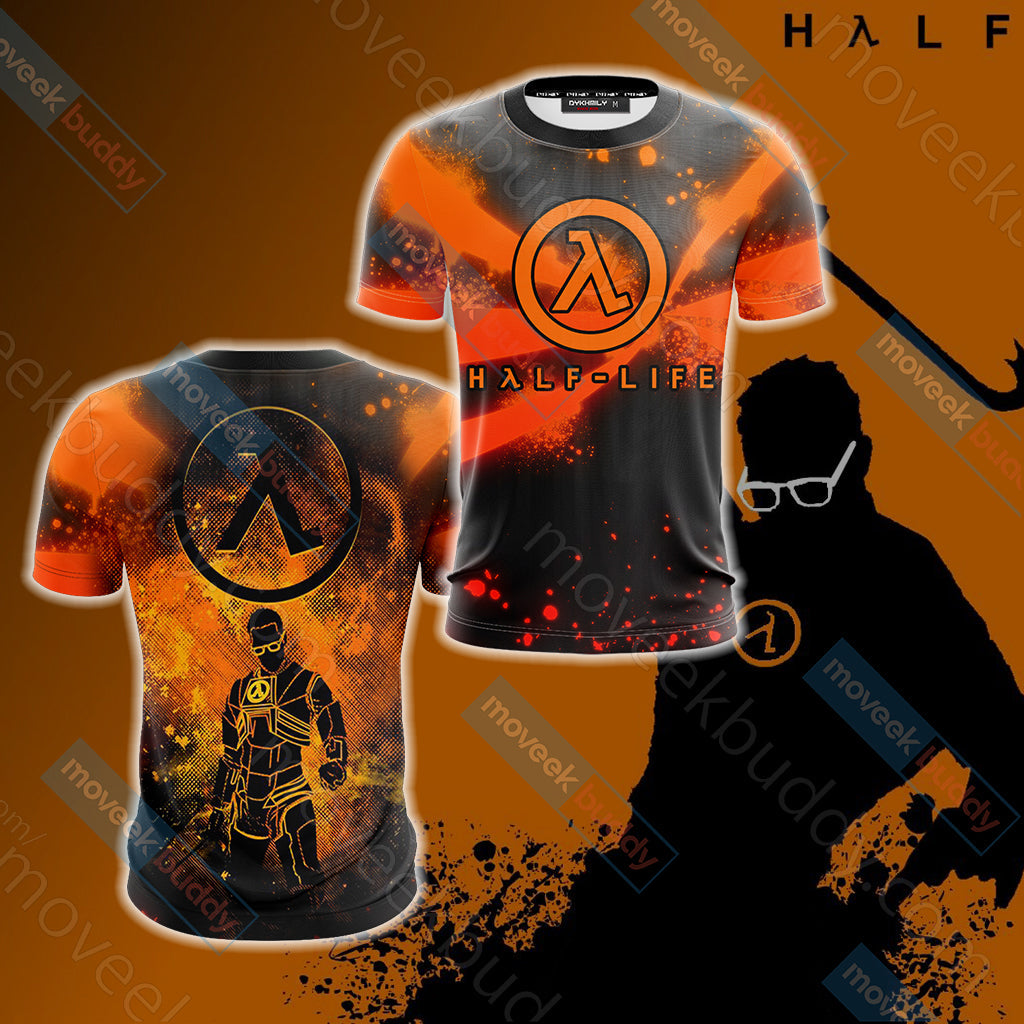 Half-Life.free man Unisex 3D T-shirt   