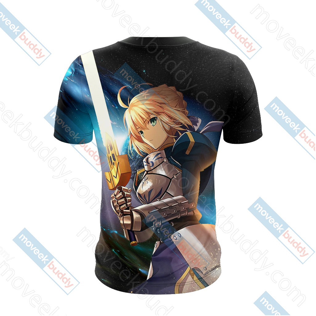 Fate/ Stay Night - Saber New Version 3D T-shirt