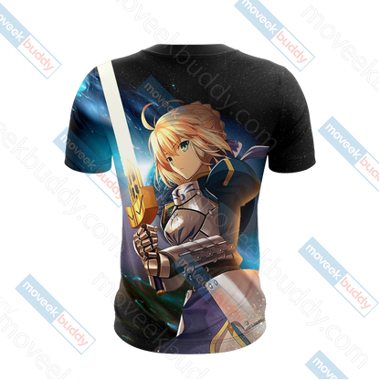 Fate/ Stay Night - Saber New Version 3D T-shirt