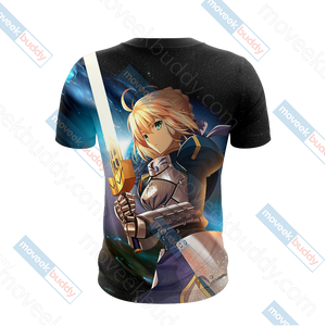 Fate/ Stay Night - Saber New Version 3D T-shirt   