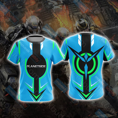 PlanetSide - Intellect Shall Overcome Unisex 3D T-shirt