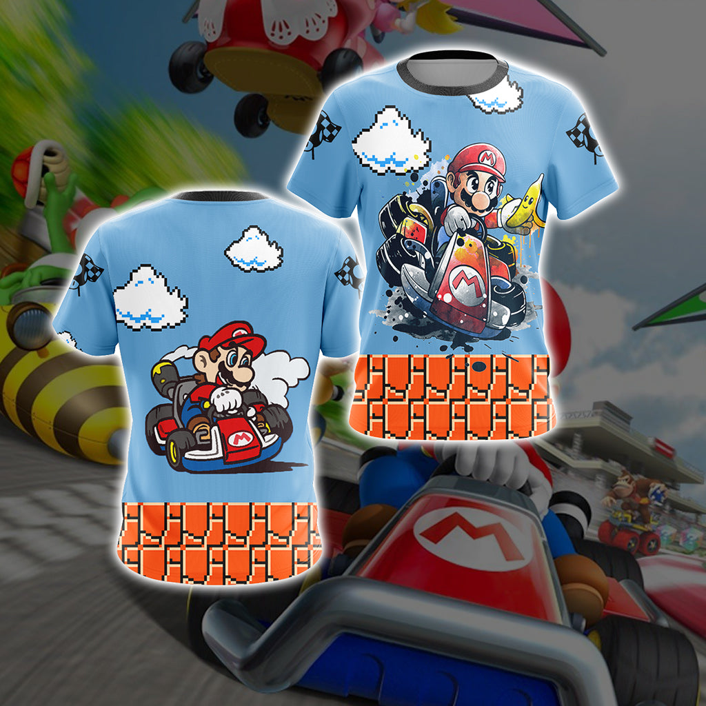 Mario Cart Unisex 3D T-shirt   