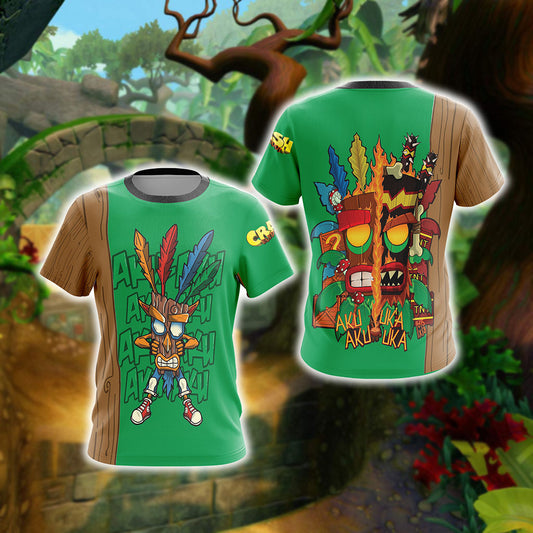 Crash Bandicoot New Unisex 3D T-shirt T-shirt