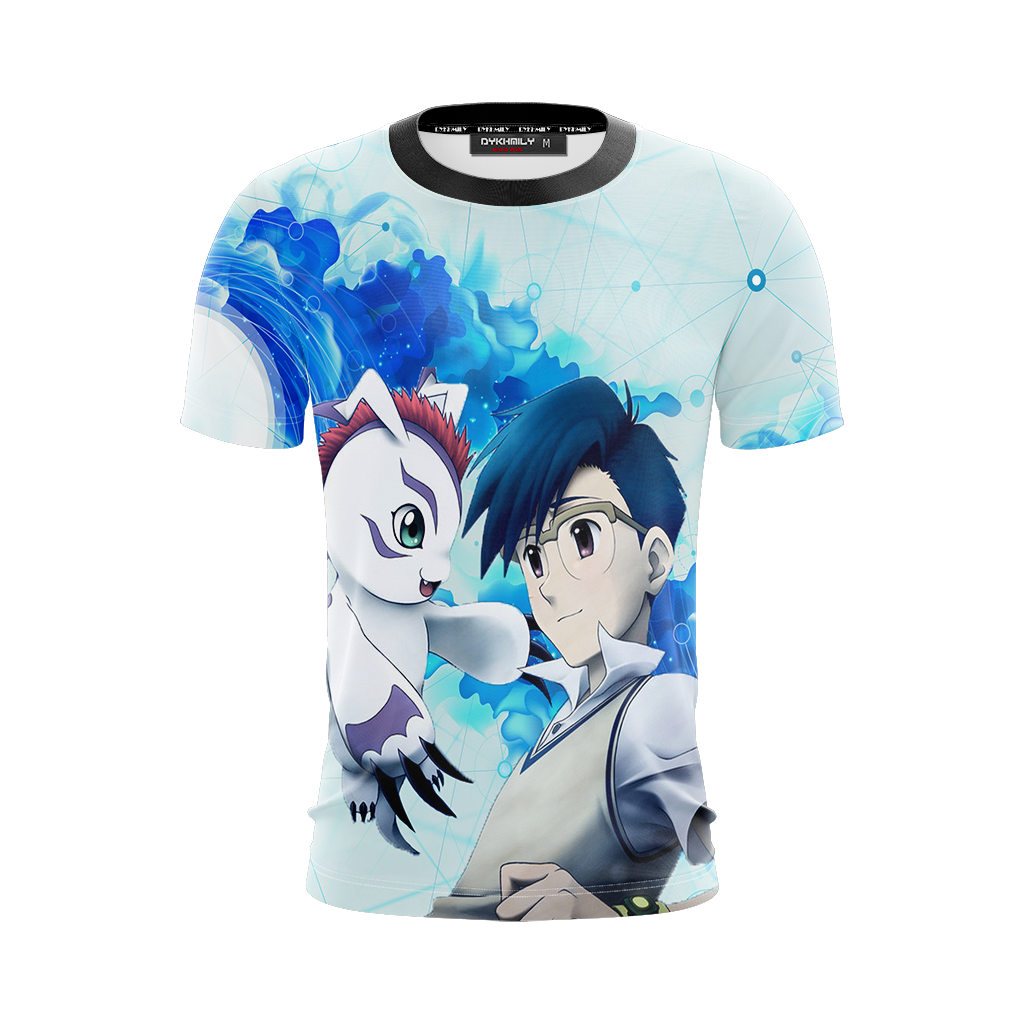 Digimon Joe and Gomamon Unisex 3D T-shirt   