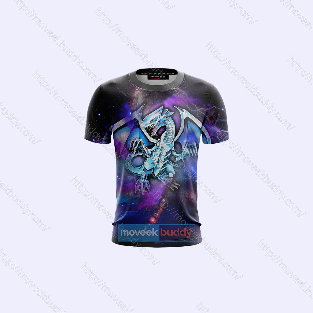 Yu Gi Oh! Blue-Eyes White Dragon Cosplay T-shirt