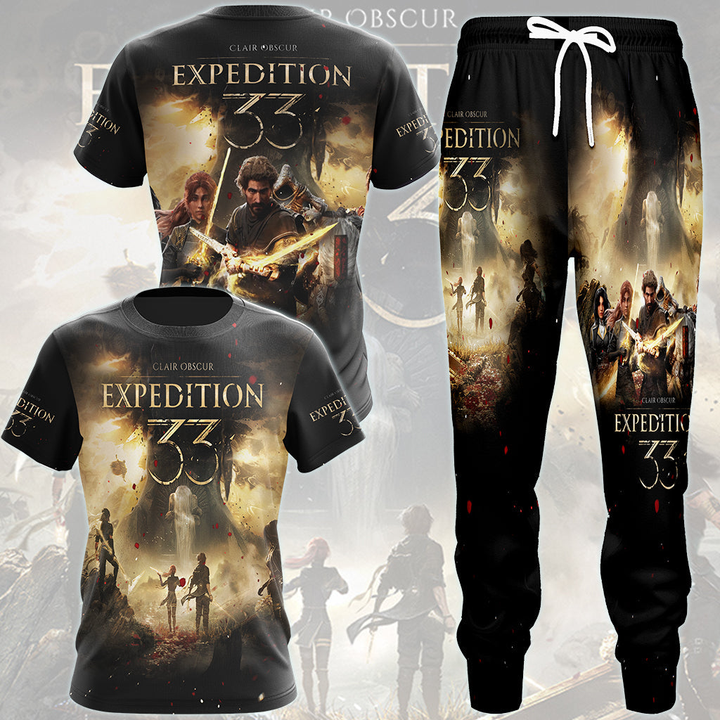 Clair Obscur: Expedition 33 Video Game All Over Printed T-shirt Tank Top Zip Hoodie Pullover Hoodie Hawaiian Shirt Beach Shorts Joggers