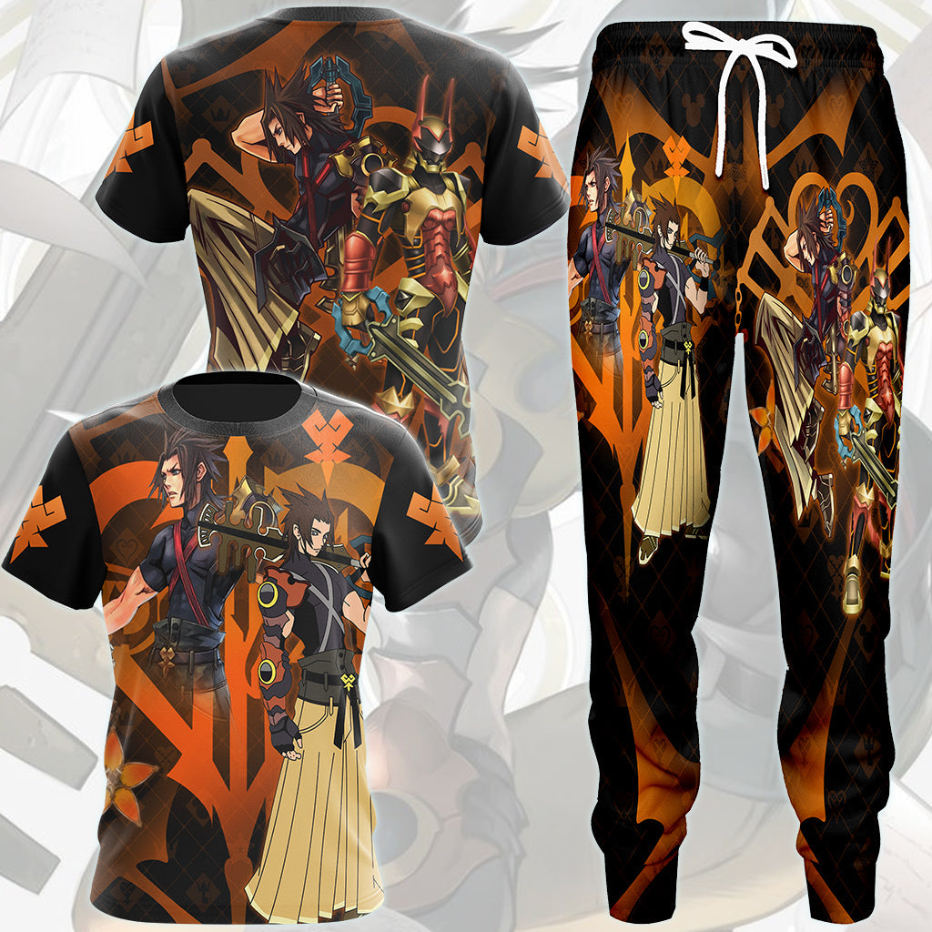 Kingdom Hearts Terra Video Game All Over Printed T-shirt Tank Top Zip Hoodie Pullover Hoodie Hawaiian Shirt Beach Shorts Joggers