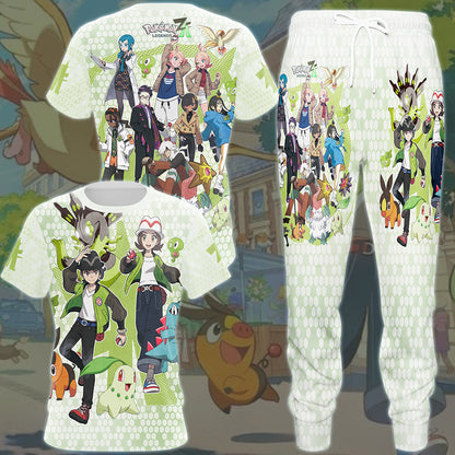 Pokemon Legends Z-A Video Game All Over Printed T-shirt Tank Top Zip Hoodie Pullover Hoodie Hawaiian Shirt Beach Shorts Joggers
