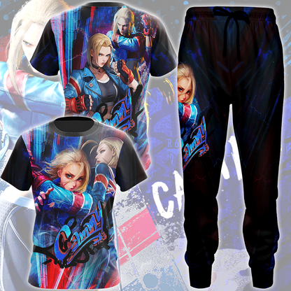 Street Fighter 6 Cammy Video Game All Over Printed T-shirt Tank Top Zip Hoodie Pullover Hoodie Hawaiian Shirt Beach Shorts Joggers