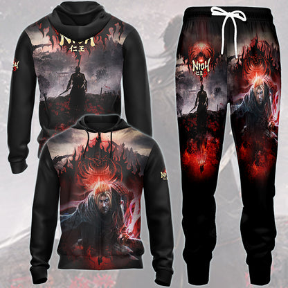 Nioh 3 Video Game All Over Printed T-shirt Tank Top Zip Hoodie Pullover Hoodie Hawaiian Shirt Beach Shorts Joggers