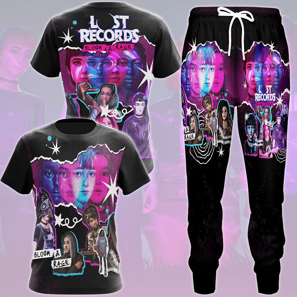 Lost Records: Bloom and Rage Video Game All Over Printed T-shirt Tank Top Zip Hoodie Pullover Hoodie Hawaiian Shirt Beach Shorts Joggers