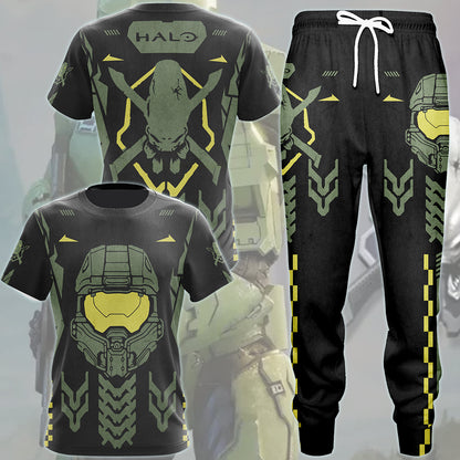Halo Legendary Symbol Video Game All Over Printed T-shirt Tank Top Zip Hoodie Pullover Hoodie Hawaiian Shirt Beach Shorts Joggers