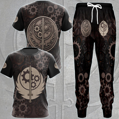 Fallout Brotherhood of Steel Video Game All Over Printed T-shirt Tank Top Zip Hoodie Pullover Hoodie Hawaiian Shirt Beach Shorts Joggers
