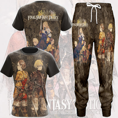 Final Fantasy Tactics: The Ivalice Chronicles Video Game All Over Printed T-shirt Tank Top Zip Hoodie Pullover Hoodie Hawaiian Shirt Beach Shorts Joggers
