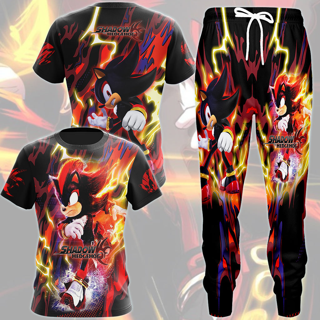 Shadow the Hedgehog (Sonic X) Video Game All Over Printed T-shirt Tank Top Zip Hoodie Pullover Hoodie Hawaiian Shirt Beach Shorts Joggers