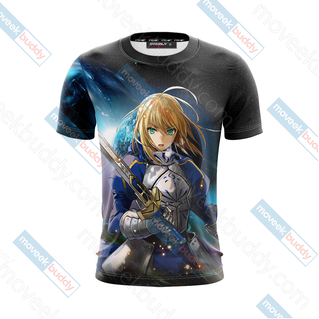 Fate/ Stay Night - Saber New Version 3D T-shirt
