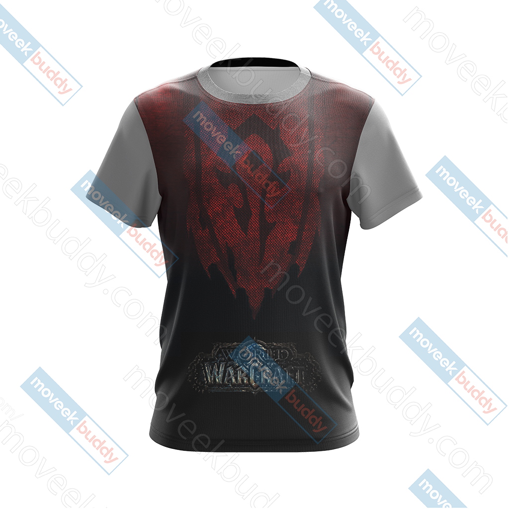 World Of Warcraft For The Horde Unisex 3D T-shirt