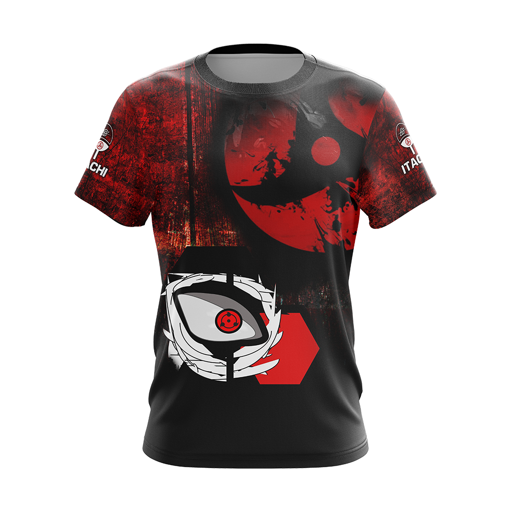 Naruto - Itachi Uchiha's Mangekyou Sharingan Unisex 3D T-shirt