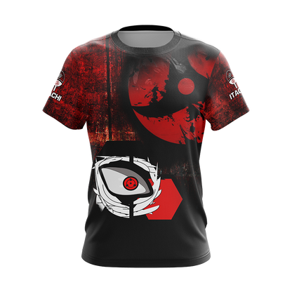 Naruto - Itachi Uchiha's Mangekyou Sharingan Unisex 3D T-shirt