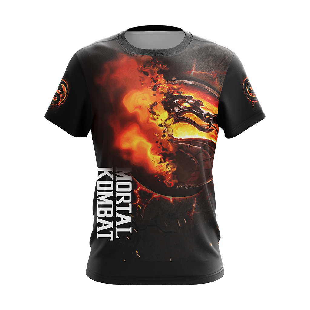 Mortal Kombat symbol Video Game 3D T-shirt