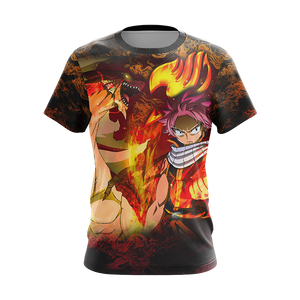 Fairy tail - Natsu Unisex 3D T-shirt   