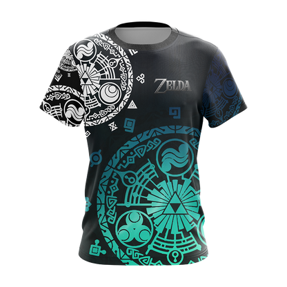 The Legend of Zelda - The Gate Of Time Symbol Unisex 3D T-shirt