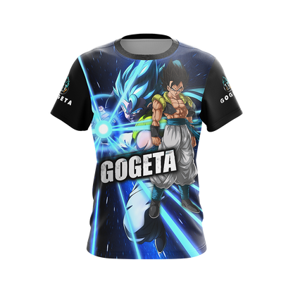 Dragon Ball Gogeta, Vegeta, and Goku Unisex 3D T-shirt Zip Hoodie