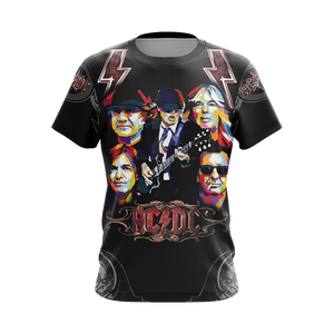 AC/DC Unisex 3D T-shirt   