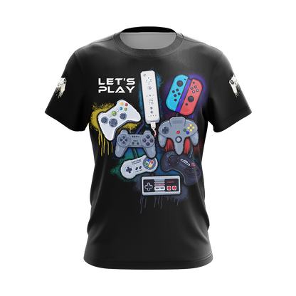 Game Controller Cool Player Unisex 3D T-shirt Zip Hoodie