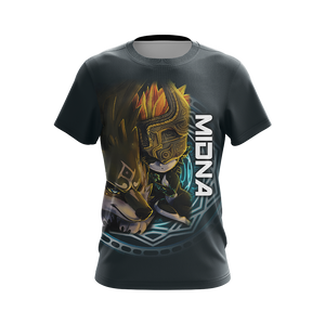 The Legend Of Zelda Midna And Link Wolf Unisex 3D T-shirt   