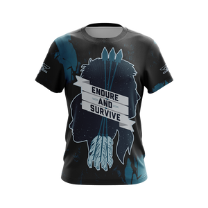 The last of Us - Endure and Survive Unisex 3D T-shirt   