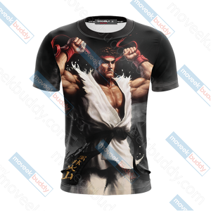 Street Fighter - Ryu Unisex 3D T-shirt   