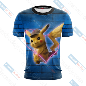 Our Love Is Electric Detective Pikachu New Unisex 3D T-shirt   