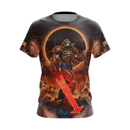 Doom ( Video Game ) Unisex 3D T-shirt