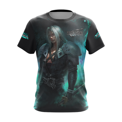 Final Fantasy VII Remake Sephiroth Unisex 3D T-shirt Zip Hoodie