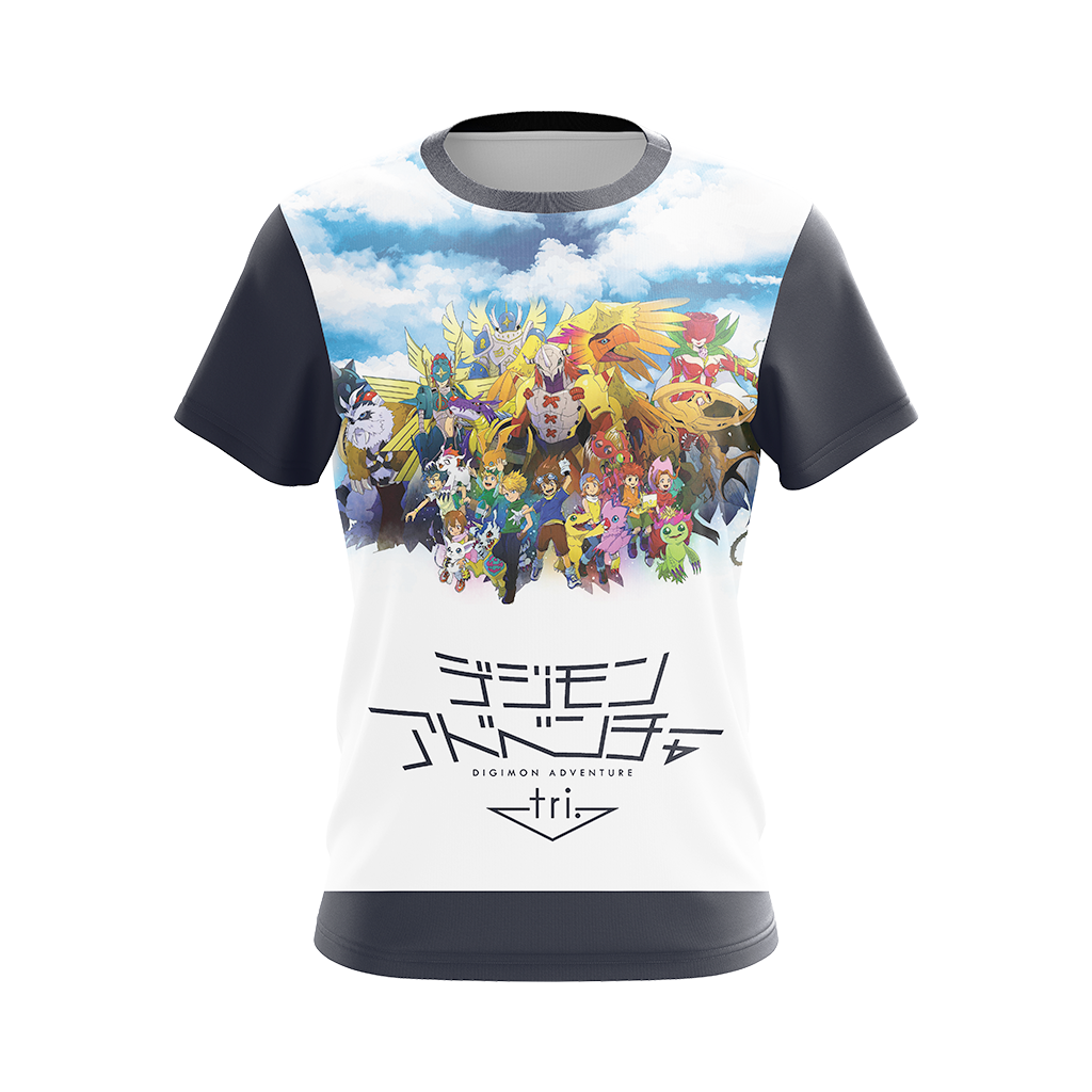 Digimon New Version Unisex 3D T-shirt   