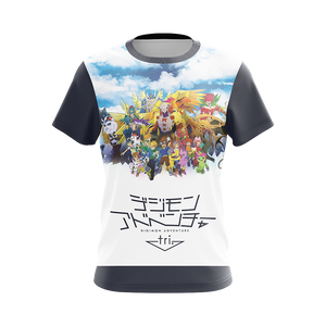 Digimon New Version Unisex 3D T-shirt   