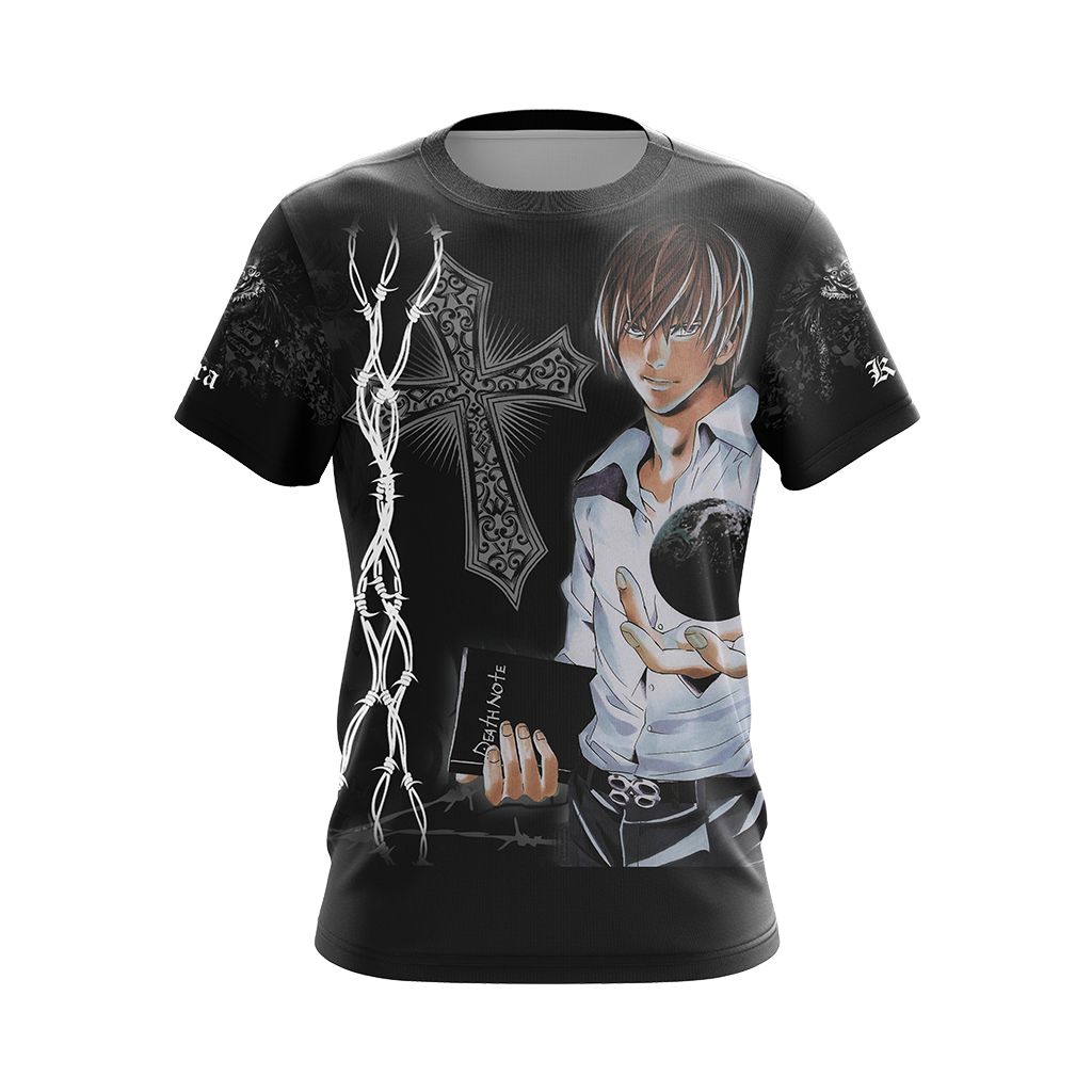 Deathnote - Yagami and Ruyk Unisex 3D T-shirt