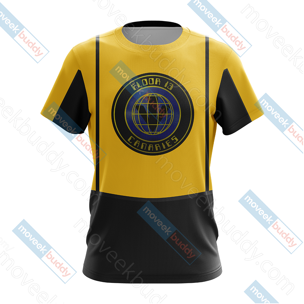 Red Dwarf - Floor 13 Canaries Unisex 3D T-shirt