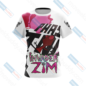 Invader ZIM Unisex 3D T-shirt   