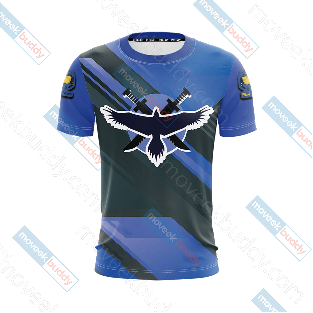 Halo - Blue Team New Unisex 3D T-shirt