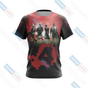 Left 4 Dead New Look Unisex 3D T-shirt   