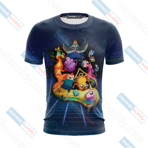 Adventure Time Unisex 3D T-shirt   