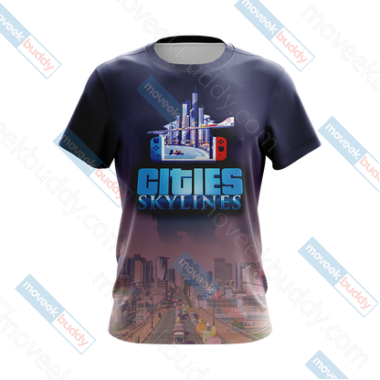 Cities: Skylines Unisex 3D T-shirt